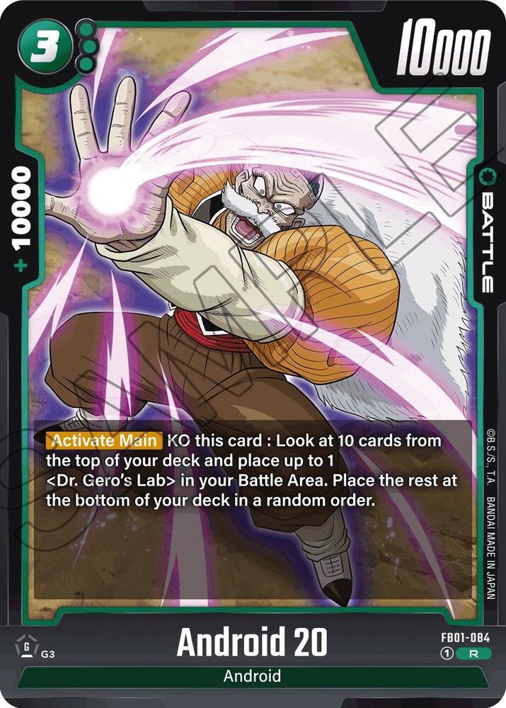 Android 20 - FB01-084 - Awakened Pulse - Rare - FB01-084