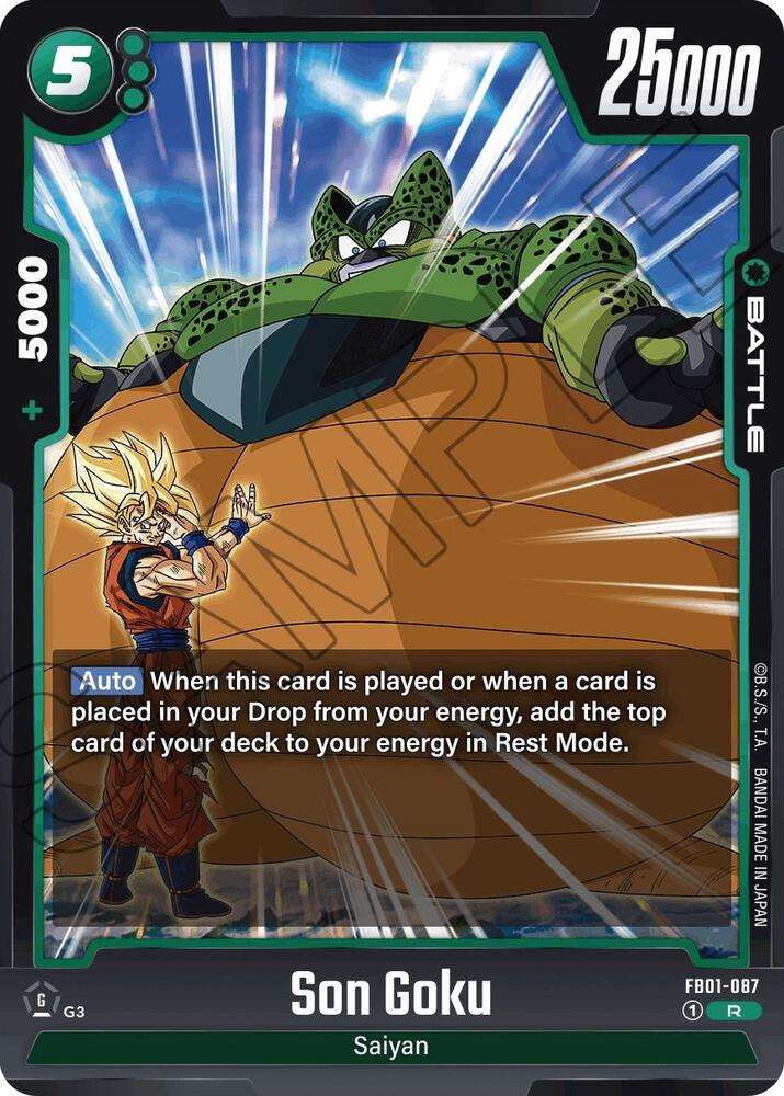 Son Goku - FB01-087 - Awakened Pulse - Rare - FB01-087