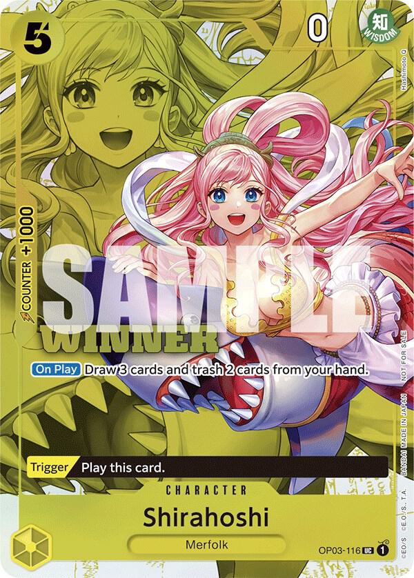 Shirahoshi (Winner Pack Vol. 6) - One Piece Promotion Cards - UC - OP03-116