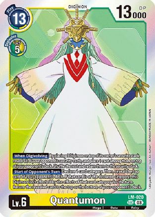 Quantumon (English Exclusive) - Exceed Apocalypse - Secret Rare - LM-020 SEC