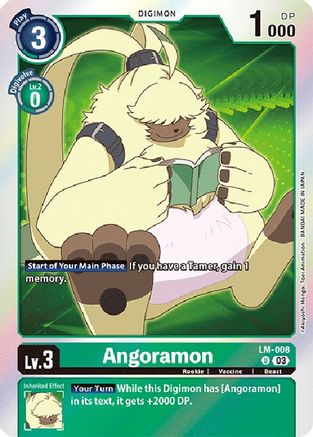 Angoramon (English Exclusive) - Exceed Apocalypse - Uncommon - LM-008 U