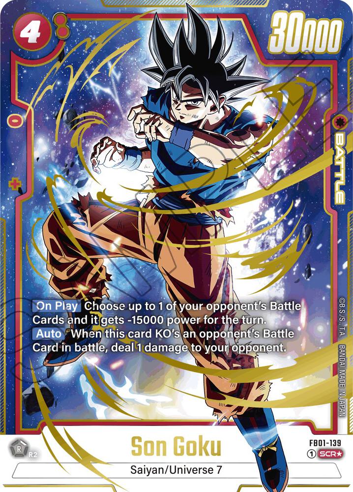 Son Goku - FB01-139 (Alternate Art) - Awakened Pulse - Secret Rare - FB01-139