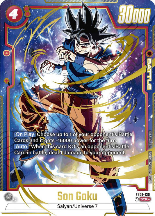 Son Goku - FB01-139 (Alternate Art) - Awakened Pulse - Secret Rare - FB01-139