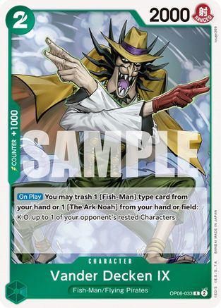 Vander Decken IX - Wings of the Captain - R - OP06-033