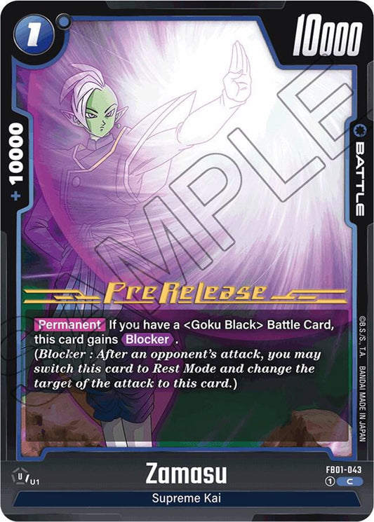 Zamasu - FB01-043 - Awakened Pulse Pre-Release Cards - Common - FB01-043