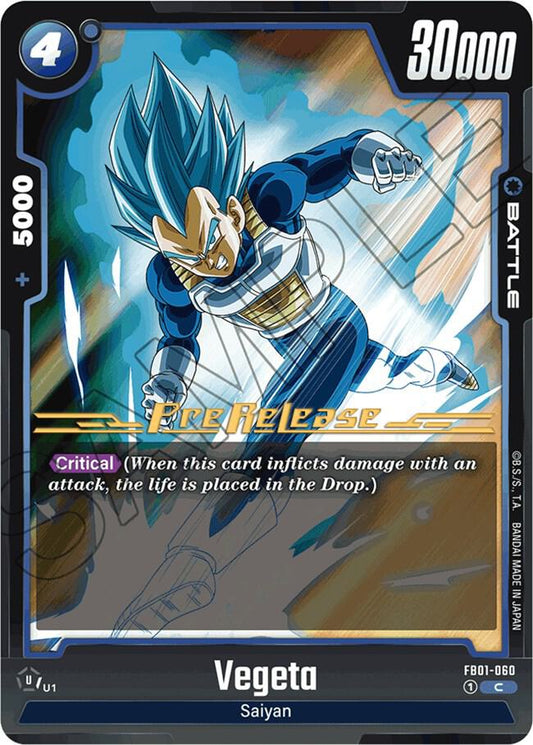 Vegeta - FB01-060 - Awakened Pulse Pre-Release Cards - Common - FB01-060