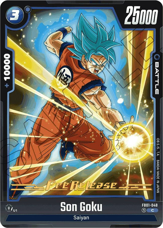 Son Goku - FB01-048 - Awakened Pulse Pre-Release Cards - Common - FB01-048