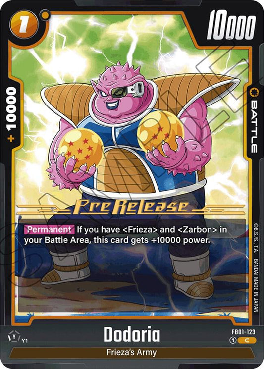 Dodoria - Awakened Pulse Pre-Release Cards - Common - FB01-123