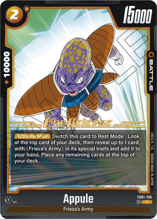 Appule - Awakened Pulse Pre-Release Cards - Common - FB01-106