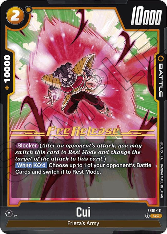 Cui - Awakened Pulse Pre-Release Cards - Uncommon - FB01-111