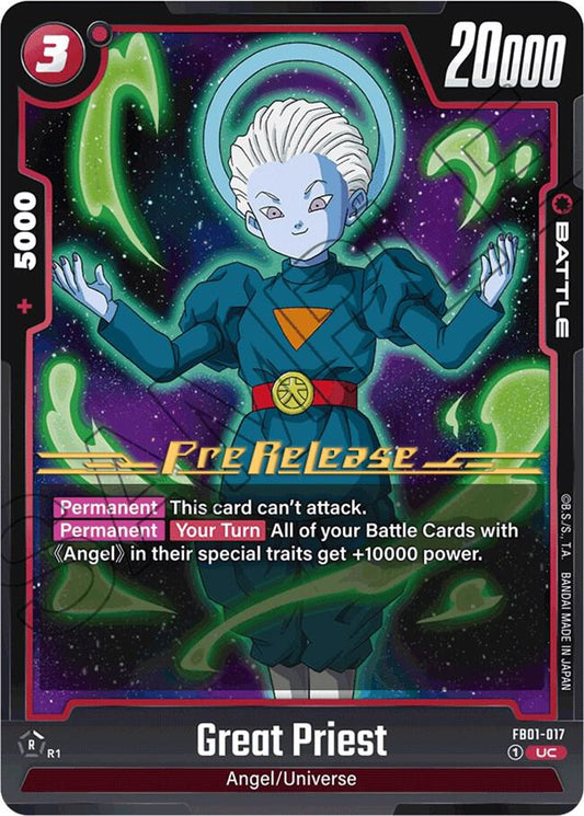 Great Priest - Awakened Pulse Pre-Release Cards - Uncommon - FB01-017