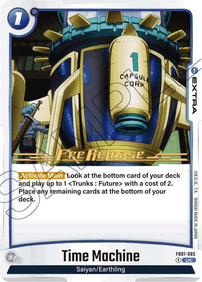Time Machine - Awakened Pulse Pre-Release Cards - Uncommon - FB01-065