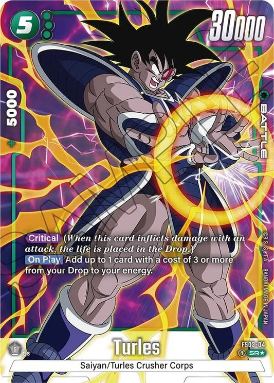 Turles (Bonus Pack Alternate Art) - Starter Deck 3: Broly - Super Rare - FS03-04