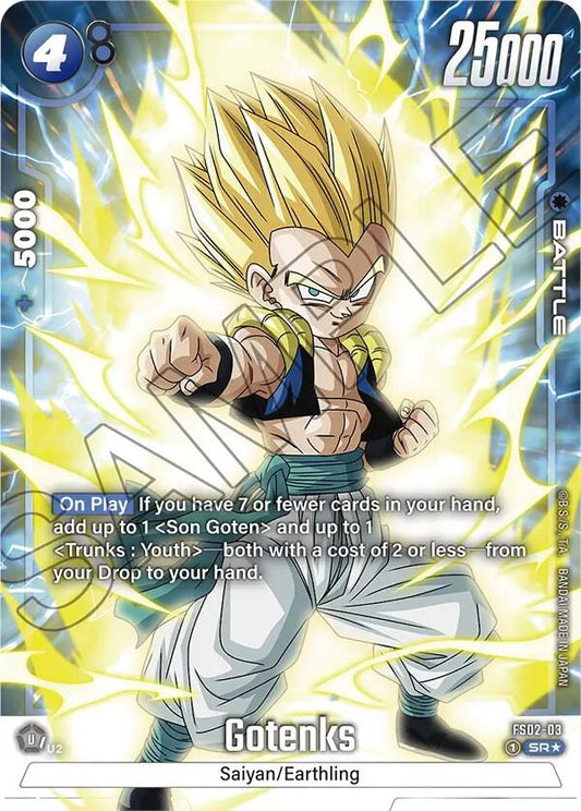 Gotenks - FS02-03 (Bonus Pack Alternate Art) - Starter Deck 2: Vegeta - Super Rare - FS02-03