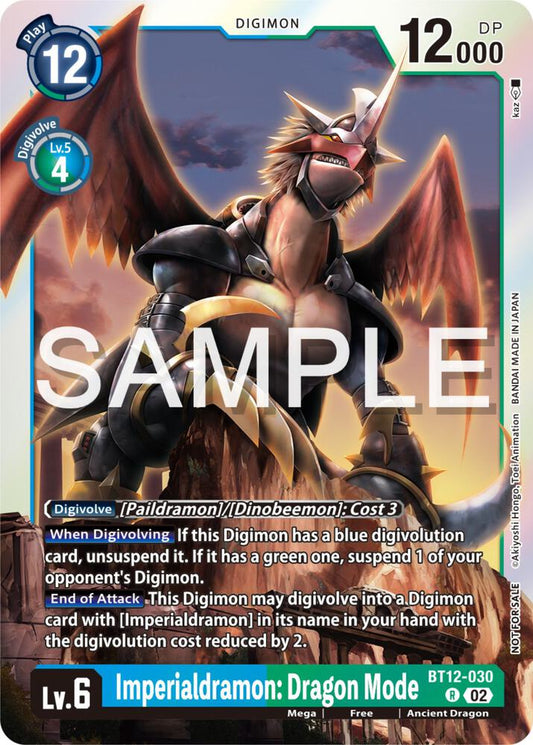 Imperialdramon: Dragon Mode (Event Pack 6) - Across Time - Promo - BT12-030 R