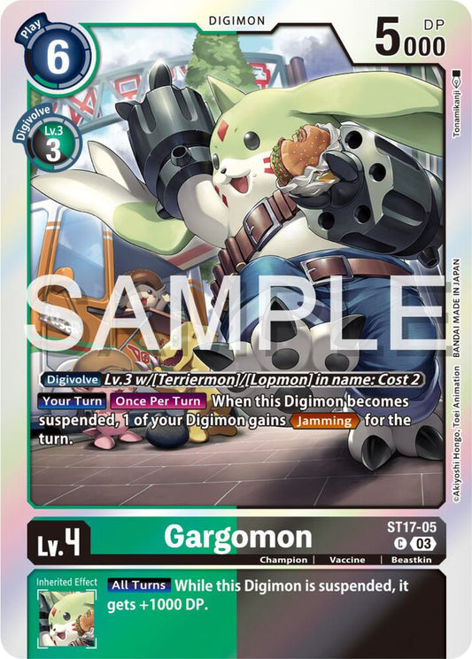 Gargomon - Starter Deck 17: Double Typhoon Advanced Deck Set - Common - ST17-05 C
