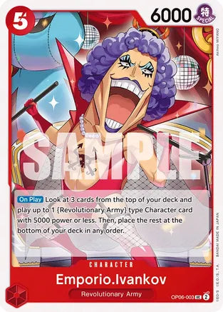 Emporio.Ivankov - Wings of the Captain - UC - OP06-003