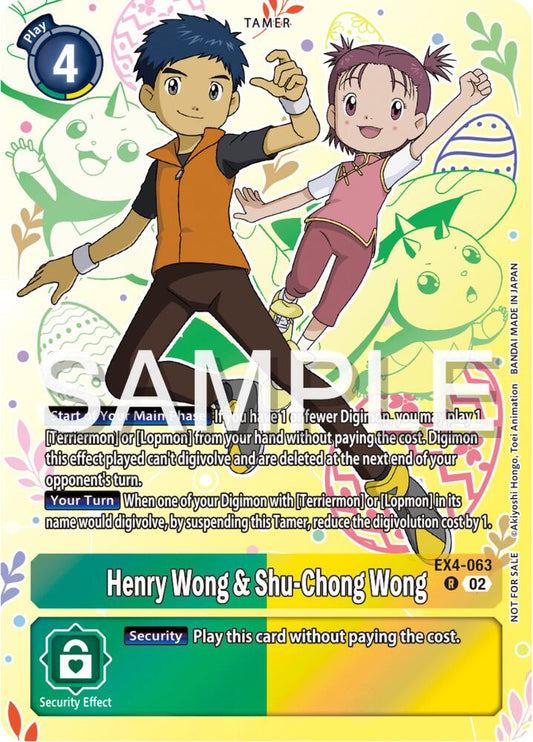 Henry Wong & Shu-Chong Wong (Spring Break Event 2024) - Alternative Being Booster - Promo - EX4-063 R