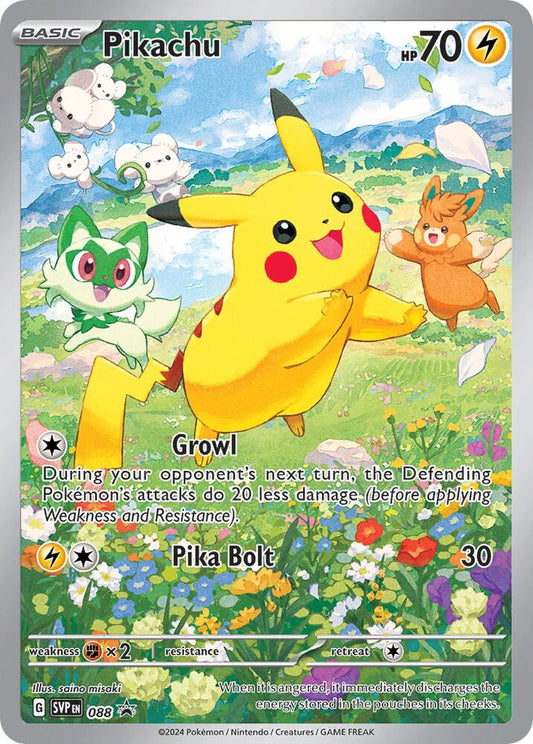 Pikachu - 088 - SV: Scarlet & Violet Promo Cards - Promo - 88