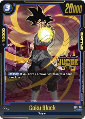 Goku Black - FB01-037 (Judge Pack (Store Judge) 01) - Tournament and Championship Promos - Promo - FB01-037