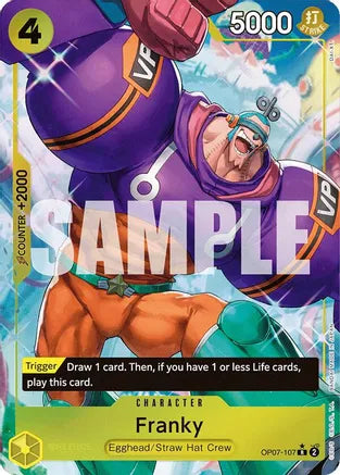 Franky (Parallel) - 500 Years in the Future - R - OP07-107