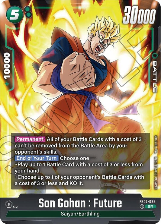 Son Gohan : Future - Blazing Aura - Super Rare - FB02-089