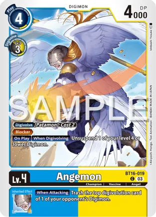 Angemon - Beginning Observer - Common - BT16-019 C