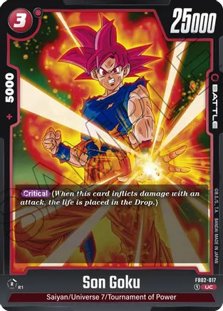 Son Goku - FB02-017 - Blazing Aura - Uncommon - FB02-017