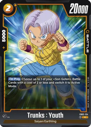 Trunks : Youth - Blazing Aura - Common - FB02-124