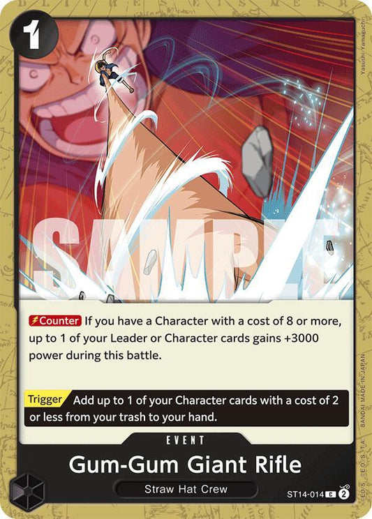 Gum-Gum Giant Rifle - Starter Deck 14: 3D2Y - C - ST14-014
