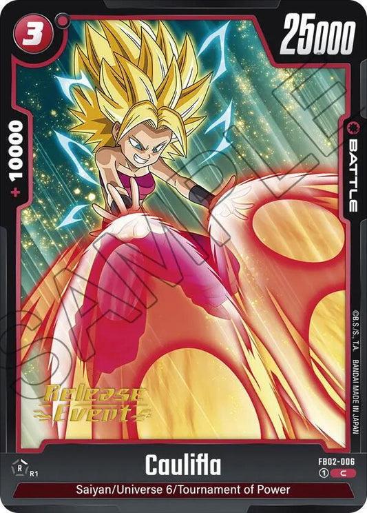 Caulifla - FB02-006 - Blazing Aura Release Event Cards - Common - FB02-006