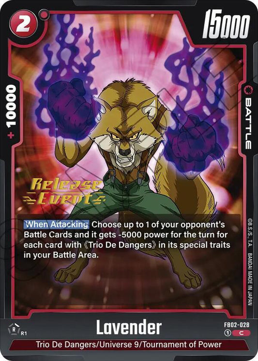 Lavender - Blazing Aura Release Event Cards - Common - FB02-028