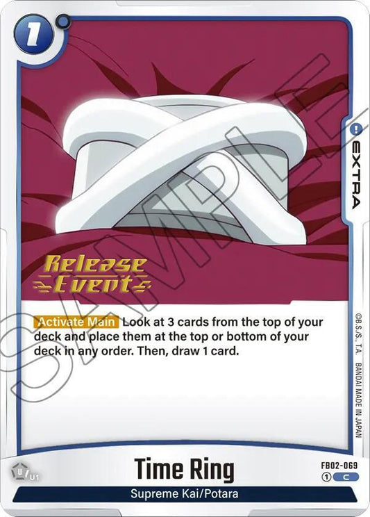 Time Ring - Blazing Aura Release Event Cards - Common - FB02-069