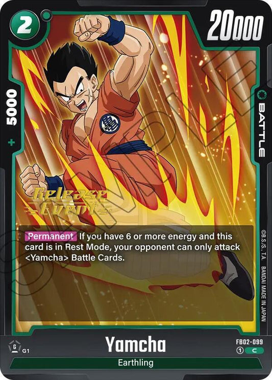 Yamcha - Blazing Aura Release Event Cards - Common - FB02-099