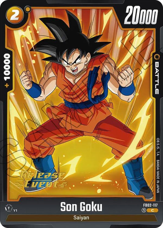 Son Goku - FB02-117 - Blazing Aura Release Event Cards - Common - FB02-117