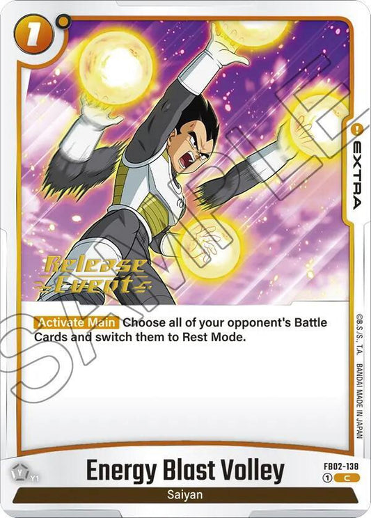 Energy Blast Volley - Blazing Aura Release Event Cards - Common - FB02-138