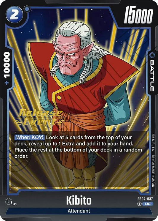 Kibito - Blazing Aura Release Event Cards - Uncommon - FB02-037