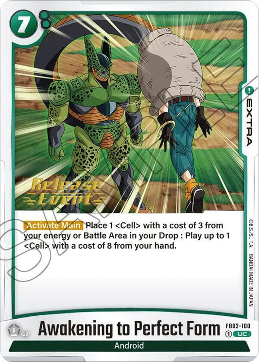 Awakening to Perfect Form - Blazing Aura Release Event Cards - Uncommon - FB02-100