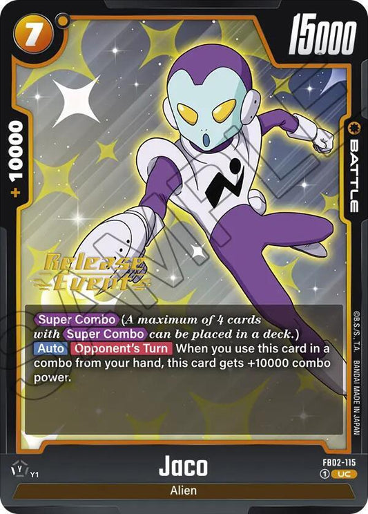 Jaco - Blazing Aura Release Event Cards - Uncommon - FB02-115