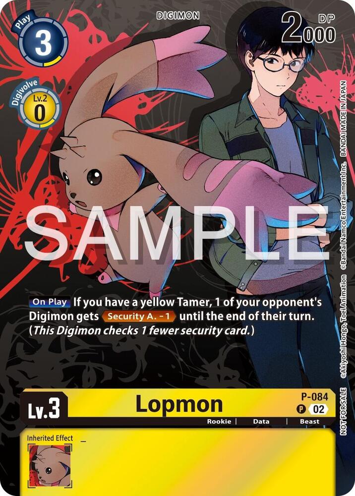 Lopmon - P-084 (Official Tournament Pack Vol.13) - Digimon Promotion Cards - Promo - P-084 P