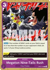 Megaton Nine-Tails Rush - 500 Years in the Future Pre-Release Cards - C - OP07-078