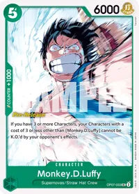 Monkey.D.Luffy (033) - 500 Years in the Future Pre-Release Cards - UC - OP07-033