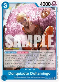 Donquixote Doflamingo - 500 Years in the Future Pre-Release Cards - UC - OP07-048