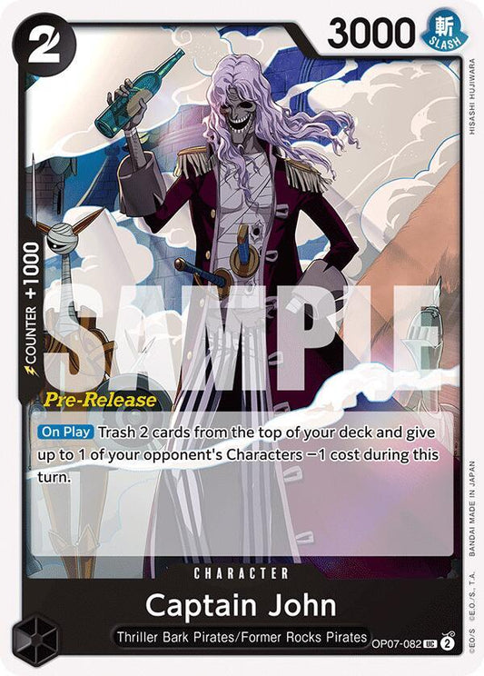 Captain John - 500 Years in the Future Pre-Release Cards - UC - OP07-082