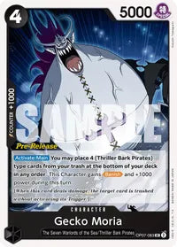 Gecko Moria (083) - 500 Years in the Future Pre-Release Cards - UC - OP07-083