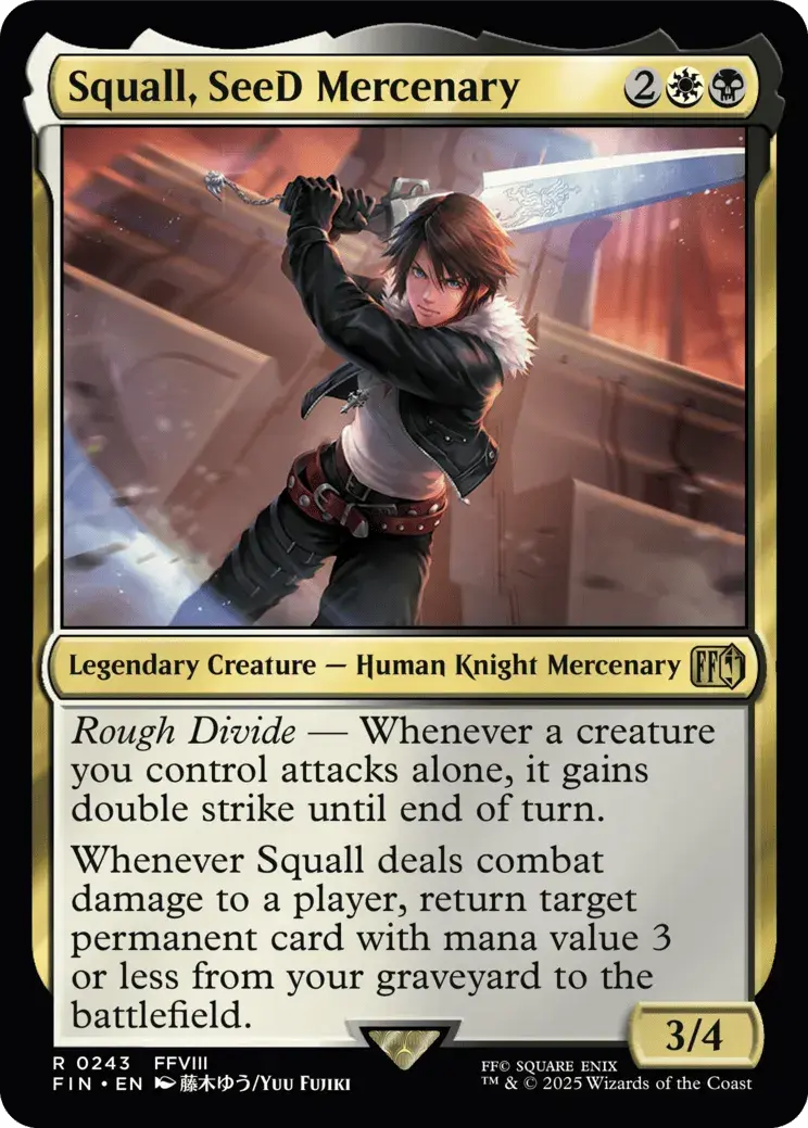 Squall, SeeD Mercenary - FINAL FANTASY - R - 243