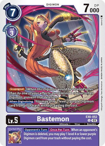 Bastemon - Infernal Ascension - Uncommon - EX6-052 U