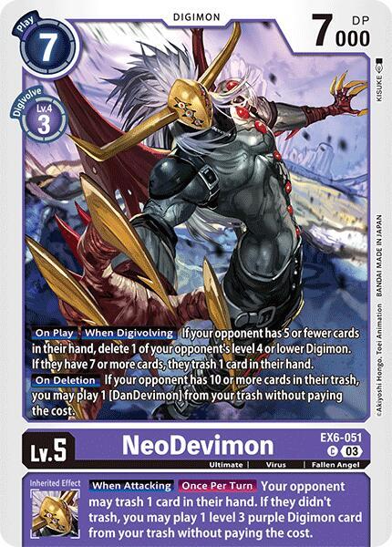 NeoDevimon - Infernal Ascension - Common - EX6-051 C