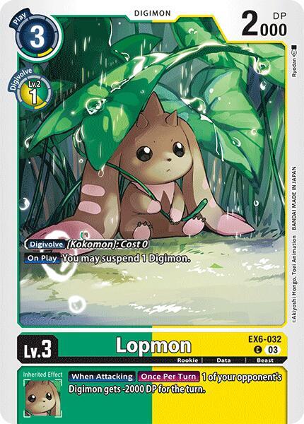 Lopmon - Infernal Ascension - Common - EX6-032 C