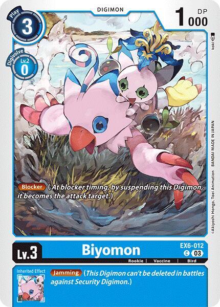 Biyomon - Infernal Ascension - Common - EX6-012 C